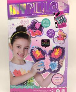 KSU DIY Fashion Butterfly Plush Pillow - No-Sew Creative Craft Kit