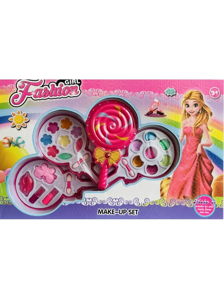 Fashion Girl - Lollipop 3-Tier Surprise Makeup & Beauty Set 1 Fashion Girl - Lollipop 3-Tier Surprise Makeup & Beauty Set