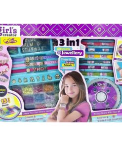 Girl's Creator 3-in-1 Ultimate Jewellery Making Kit with Braiding Loom & Bead Box