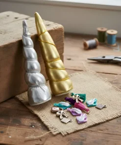 Alternative view of Girl’s Creator: Unicorn Stylish Set – DIY Magical Headband & Charm Jewelry Kit