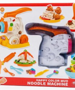 al3aby 102 Happy Color Mud Noodle Machine – Ultimate DIY Pasta & Ramen Maker Play Set