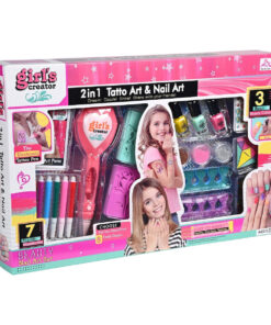Girl's Creator 2-in-1 Electronic Tattoo & Nail Art Studio