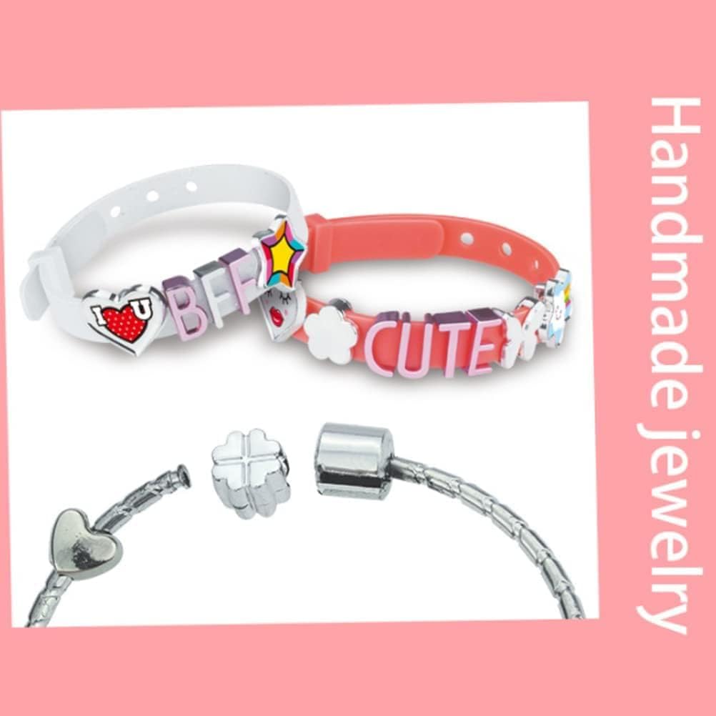 Girl's Creator 2 in 1 Jewellery Box Set - Message Bands & Charm Bracelets (Model MBK-339) 5 Girl's Creator 2 in 1 Jewellery Box Set - Message Bands & Charm Bracelets (Model MBK-339) - Image 5