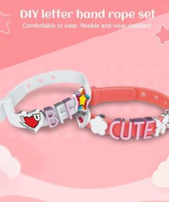 Girl's Creator 2 in 1 Jewellery Box Set - Message Bands & Charm Bracelets (Model MBK-339) 13 51pnwj9IgqL. AC SL1002