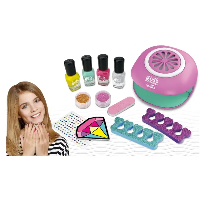 Girl’s Creator: Nail Art Studio – Deluxe Manicure Set with Electric Nail Dryer 3 Girl’s Creator: Nail Art Studio – Deluxe Manicure Set with Electric Nail Dryer - Image 3