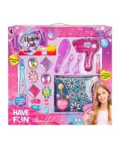 Alternative view of Modern Girls - Deluxe Beauty & Hair Styling Set with DIY Jewelry Kit