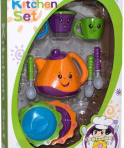 al3aby 86 Sunmir Colorful Kitchen & Tea Play Set for Kids