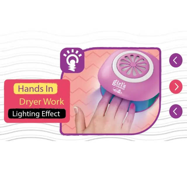 Girl’s Creator: Nail Art Studio – Deluxe Manicure Set with Electric Nail Dryer 2 Girl’s Creator: Nail Art Studio – Deluxe Manicure Set with Electric Nail Dryer - Image 2