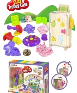 Alternative view of Clay Trolley Case – 2-in-1 Portable Dinosaur Studio & Sensory Play Kit