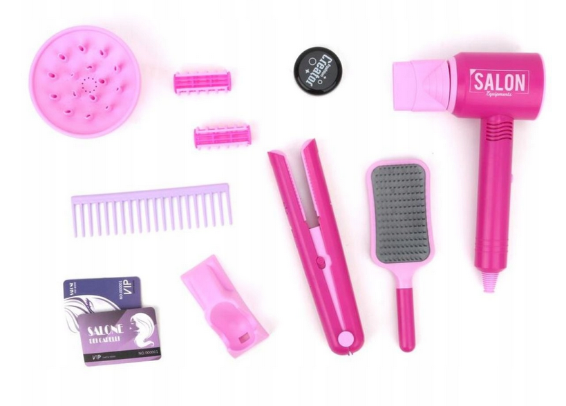 Fashion Show Hair Styling Kit – Deluxe Salon Pretend Play Set for Kids - الصورة 2