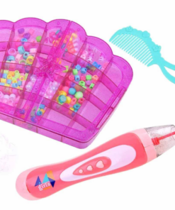 Girl's Creator Hair Beader & Jewelry Box Set 8 New Bitmap image 2 3