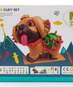 DIY Color Mud Puppy Grooming Set – Grow & Style Sensory Play Kit with Carrying Case