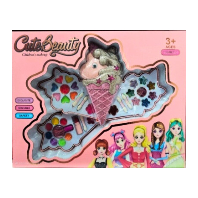 Cute Beauty - Ice Cream 4-Layer Surprise Makeup & Cosmetic Set