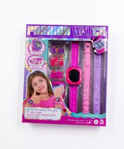 al3aby 106 Fashion Watch DIY Set - Girls' Custom Electronic Wristwatch & Bracelet Kit