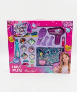 al3aby 76 Modern Girls - Deluxe Beauty & Hair Styling Set with DIY Jewelry Kit