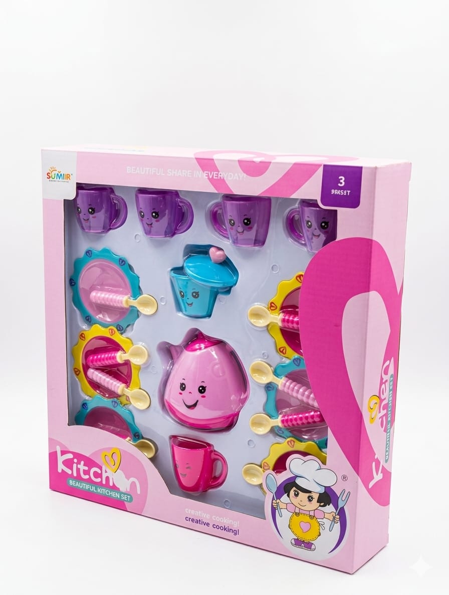 Sunmir Beautiful Kitchen Tea Set - Deluxe 16 Pcs Afternoon Tea Party Kit 3 Sunmir Beautiful Kitchen Tea Set - Deluxe 16 Pcs Afternoon Tea Party Kit - Image 3