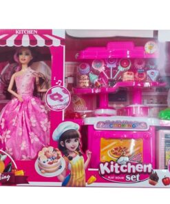 Glamour Chef: 2-in-1 Doll & Deluxe Kitchen Play House Set