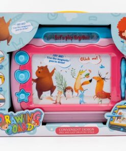 al3aby 72 Little Painter: Multi-Coloured Magnetic Drawing Board with Smart Stand