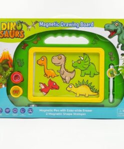al3aby 70 Dino World Magnetic Drawing Board – Mess-Free Creative Pad