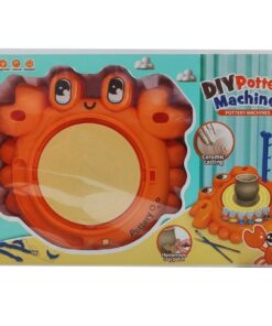 al3aby 80 Crabby Creative Pottery Wheel – DIY Kids' Ceramic Studio with 3 Bags of Clay