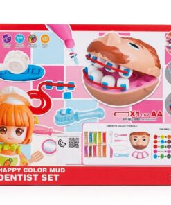 Alternative view of Happy Color Mud Dentist Set – Interactive Dental Care & Braces Modeling Kit