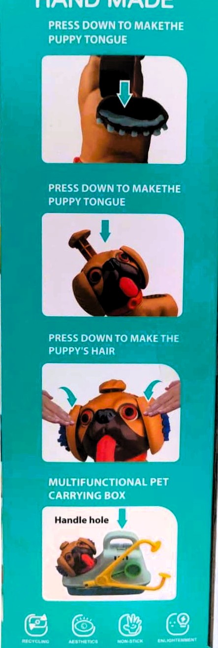 DIY Color Mud Puppy Grooming Set – Grow & Style Sensory Play Kit with Carrying Case 3 DIY Color Mud Puppy Grooming Set – Grow & Style Sensory Play Kit with Carrying Case - Image 3