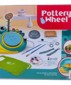 Alternative view of Creative Snail Pottery Wheel Studio – USB Powered Kids' Ceramic Set with Foot Pedal