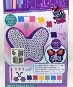 Alternative view of KSU DIY Fashion Butterfly Plush Pillow - No-Sew Creative Craft Kit