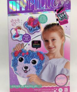 KSU DIY Fashion Plush Pillow - No-Sew Creative Puppy Craft Kit