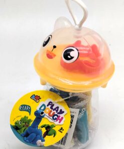 Play Dough Dinosaur Puzzle Handmade Set (Portable Bear-Top Jar)