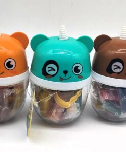 Alternative view of Play Dough Panda-Unicorn Puzzle Handmade Set (Portable Animal Jar)