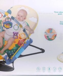 Bibi-Inn 2-in-1 Baby Play Mat Gym & Adjustable Cradle Bouncer