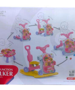 Alternative view of Huanger 5-in-1 Multifunction Baby Walker & Ride-On – Pink Edition