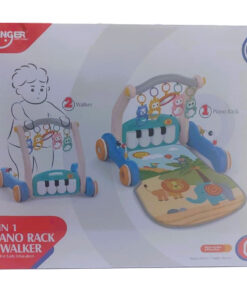 Alternative view of Huanger 2-in-1 Musical Piano Play Gym & Baby Walker