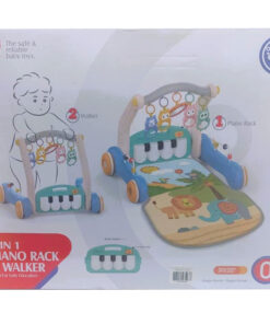 Huanger 2-in-1 Musical Piano Play Gym & Baby Walker