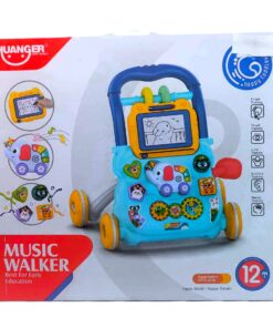 Huanger 2-in-1 Musical Walker & Creative Drawing Station