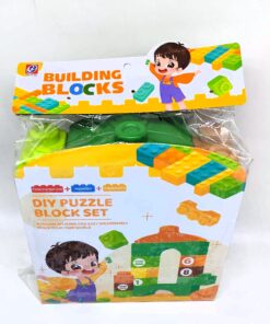 Alternative view of 22-Piece Jurassic Dinosaur DIY Puzzle Block Set