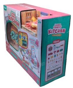 Alternative view of Similan Lagu Family Kitchen Portable Mini Playset (51 Pieces)