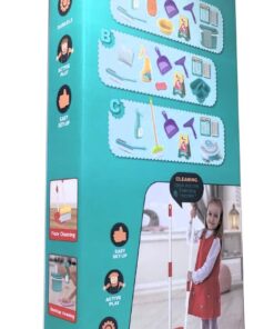 Alternative view of "My Home Cleaning" Keeping Tidy Set with Sweeping Robot & Broom