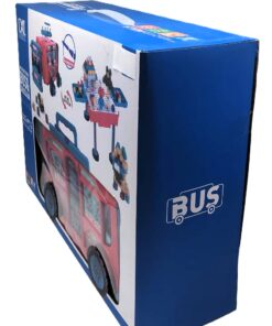 Alternative view of CXL 2-in-1 Multifunctional STEM Building Bus & Play Table Set (332+ Pieces)