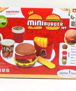 Alternative view of Kids Cook Mini Burger Set – Interactive Pretend Play Fast Food Meal