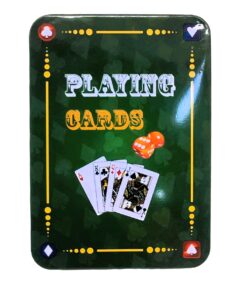 Alternative view of Classic Playing Cards & Dice Set in Collector's Tin Box