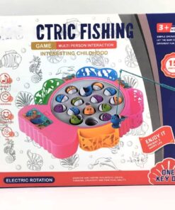 Interactive Electric Fishing Game with Rotating Board (15 Fish)