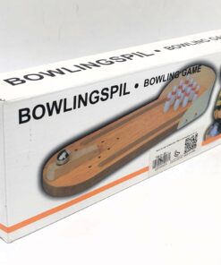 Mini Wooden Tabletop Bowling Game Set (Bowlingspil)