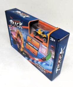 Alternative view of Max Power Racing Stunt Track Set with Fire Ring Jump