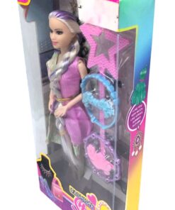 Alternative view of Fashion Style Long Braid Princess Doll with Magic Wand Set