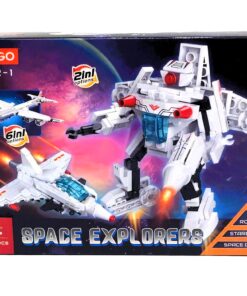 Alternative view of GOGO Space Explorers 6-in-1 Transforming Building Block Set (Display Box of 6)