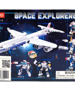 GOGO Space Explorers 6-in-1 Transforming Building Block Set (Display Box of 6)