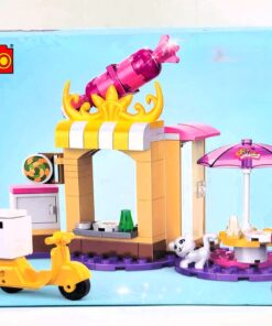 COGO Bon Voyage Sweet Shop & Delivery Scooter Building Set (104 Pieces)