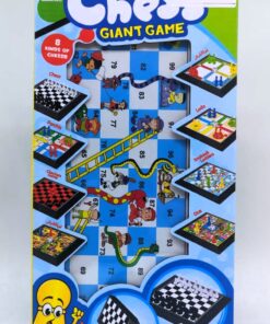 "Giant Game" Folding Snakes & Ladders Family Board Game
